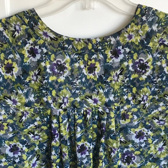LANE BRYANT Floral Tunic Chiffon Popover Blouse Women’s Plus Size 18/20 2X - Picture 12 of 16